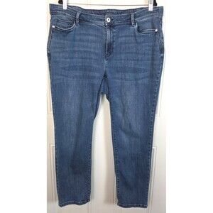 J. Jill Plus Size Authentic Fit Slim Ankle Jeans Size 20